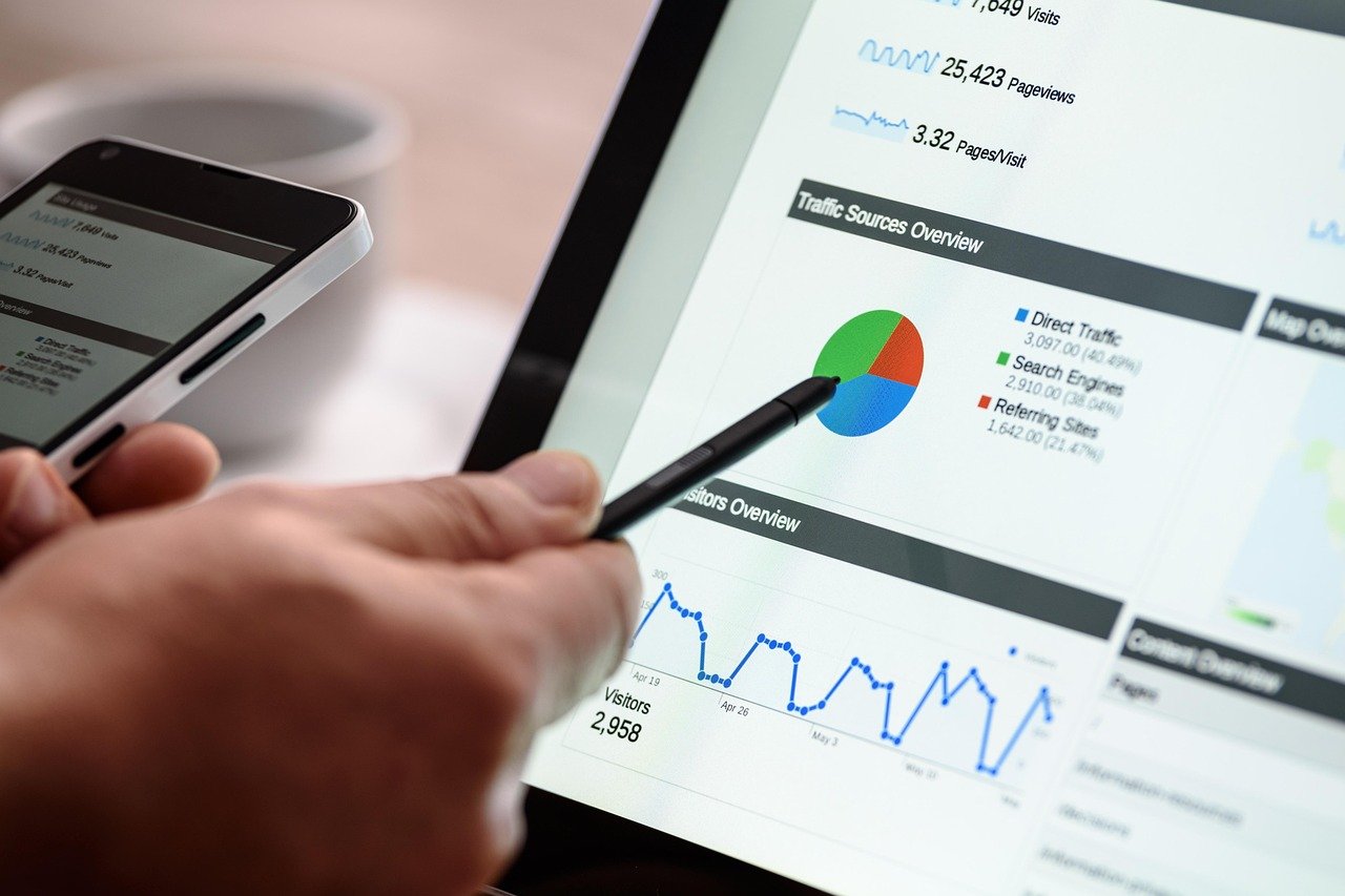 Small business owner reviewing generative search results connected to local listings, reviews, and website content.